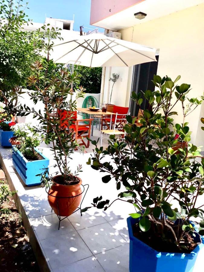 Marble Cool 2-Bedroom Down Town Yard House Kíssamos Dış mekan fotoğraf
